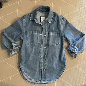 Abercrombie denim shacket
